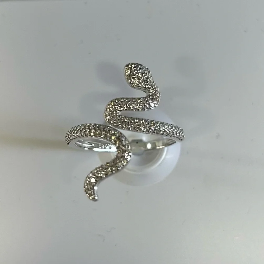 Giani Bernini Sterling Silver Ring with Cubic Zirconia Size 8